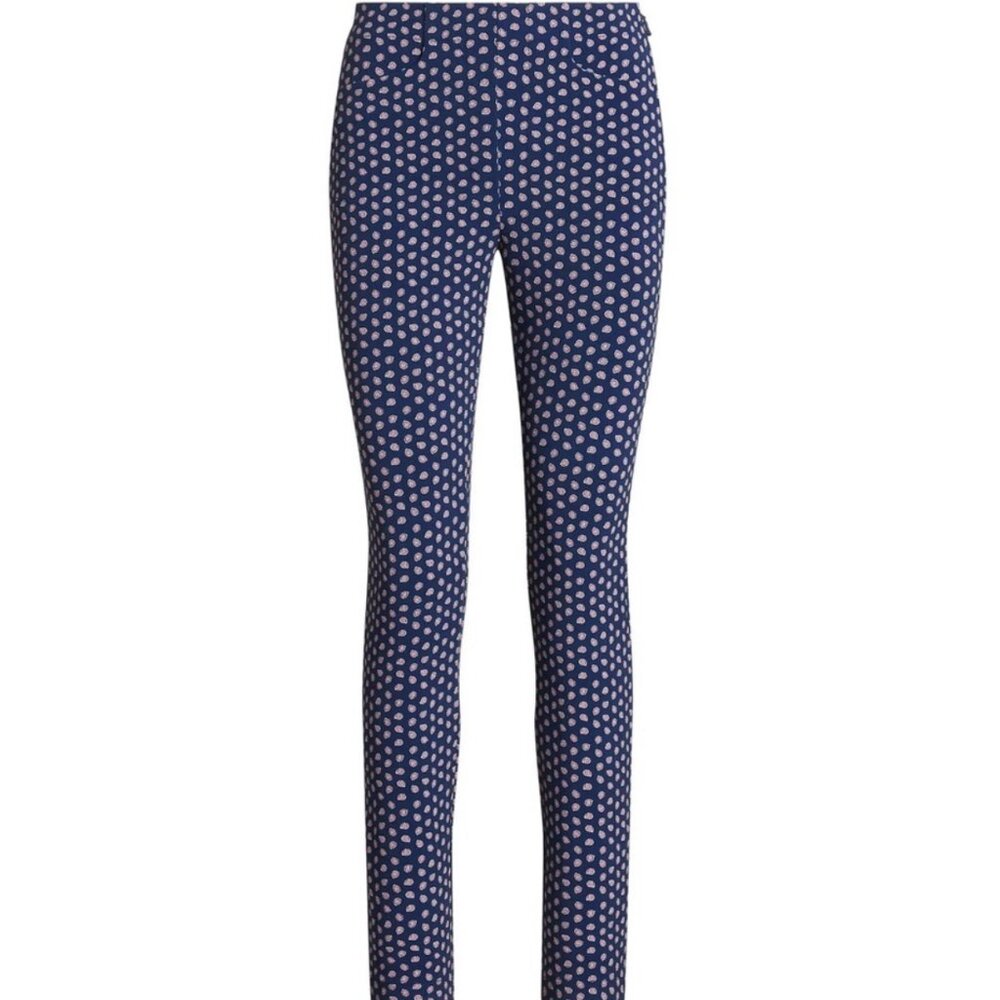 Women's Ralph Lauren RLX Golf Slim Fit Geo Print Stretch Floral Navy NWT Size 4
